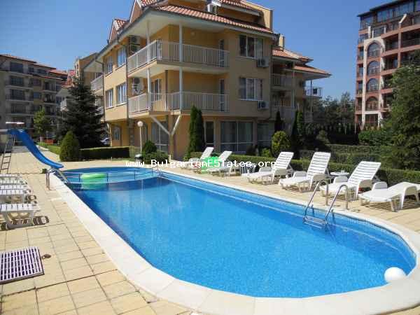 Three-bedroom apartment in “Robinson Garden”, Sunny Beach is for sale.