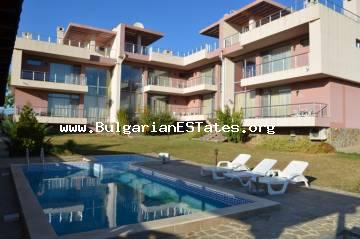 Bulgarian property for sale.Luxury residential complex in the picturesque village of Pismenovo, just 7 km away from one of the largest and most beautiful beaches on the southern coast of Bulgaria.