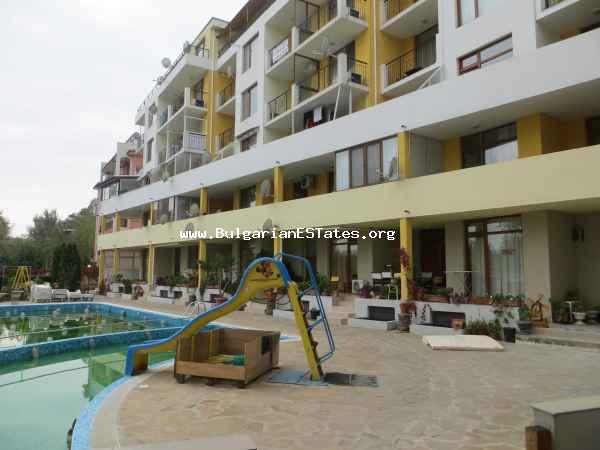 Great bargain! For sale is large furnished studio in the complex of Blue Summer, Sunny Beach, Bulgaria.