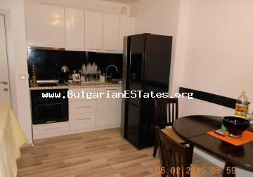 A large one-bedroom apartment is for sale in the city of Primorsko, Bulgaria.