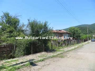 Two-storey house in the village Brodilovo, 12 km from the sea and the town of Tsarevo is offered for sale.