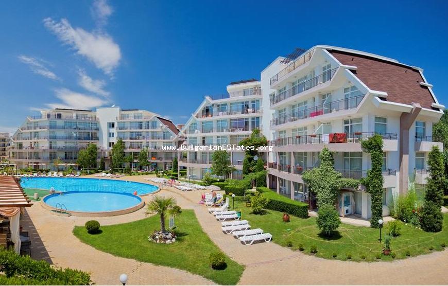 One bedroom furnished apartment on the ground floor in a magnificent complex "Sun Village" next to the “Action” Water Park in Sunny Beach resort.