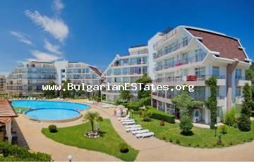 One bedroom furnished apartment on the ground floor in a magnificent complex "Sun Village" next to the “Action” Water Park in Sunny Beach resort.