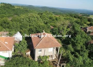 Two-storey brick house for sale in the picturesque village of Gramatikovo just 35 km from the sea and the town of Tsarevo.