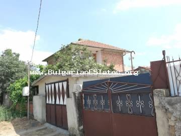 New two-storey house is for sale in the village of Galabets, Pomorie municipality, 35 km from Burgas and 20 km from Sunny Beach and the ancient city of Nessebar.