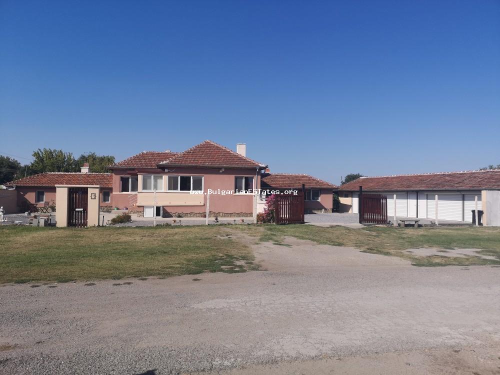 Renovated house with wonderful views for sale in the village of Konevets in 100 km away from the city of Burgas and only 13 km away from the quiet town of Elhovo