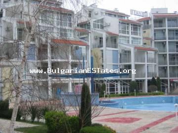 Furnished two-bedroom apartment for sale in Sunny Beach resort, in «Elite 2» complex, near Cacao Beach.