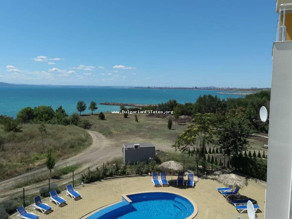 One-bedroom apartment on the first line with sea view for sale in Sarafovo district, Burgas.