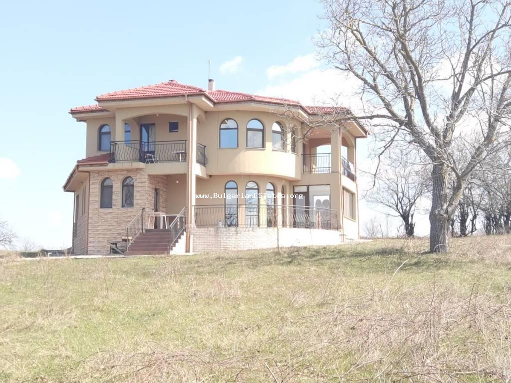 House for sale in Bulgaria! New two-storey house in an ecologically clean area with unspoilt nature in the village of Panitsovo, Bulgaria, 16 km from the sea and Obzor, 32 km from Sunny Beach and 55 km from Burgas.