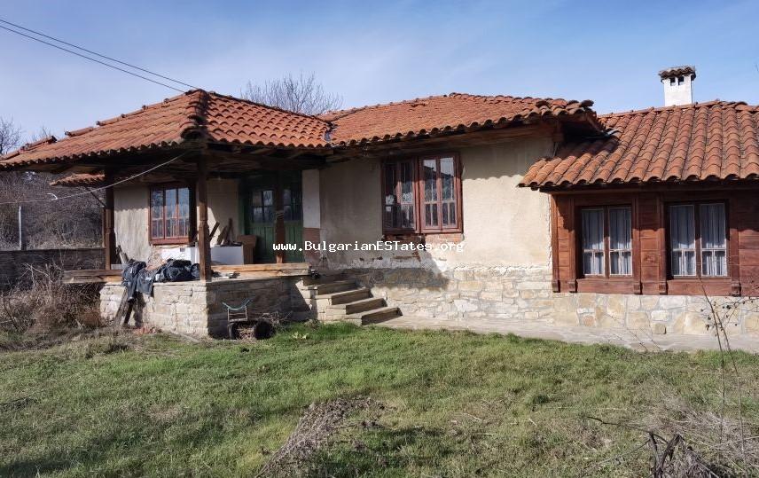 A house is for sale in Bulgaria. We affordably sell a partially renovated one-storey house with a large courtyard in the village of Vezenkovo, 90 km from the city of Burgas, near the Luda Kamchia river.