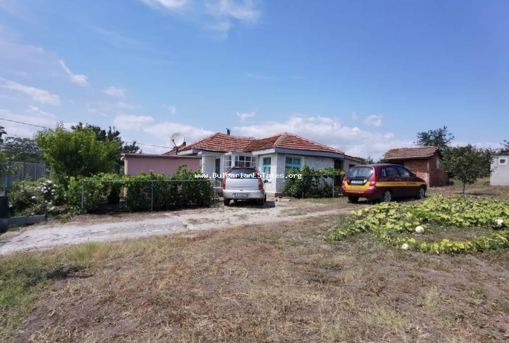 An old house with partial renovation is for sale in the village of Debelt, just 15 km from the city of Burgas and the sea, Bulgaria.