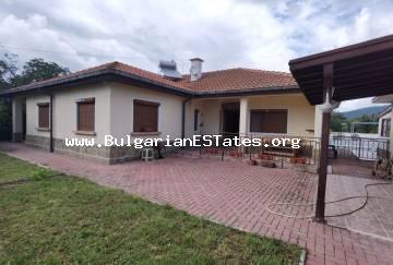 A beautiful one-storey house with a swimming pool for sale in a quiet eco-district is located in a picturesque village among the hills of the Stara Planina - Gyulevitsa, just 15 km from Sunny Beach and the sea.