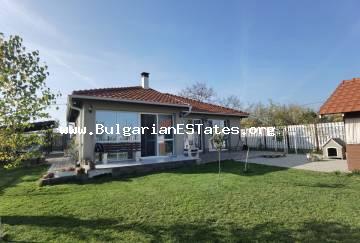 For sale is a new, luxurious house in the village of Polski Izvor, just 15 km from the sea and Burgas. Houses in Bulgaria!!