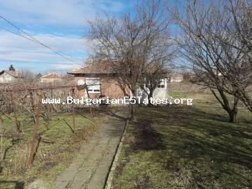 For sale is an old house with a large yard in the village of Troyanov, just 30 km from the city of Burgas and the sea.