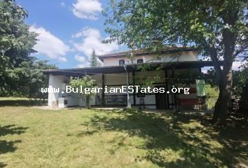 Renovated two-storey house for sale located in the hart of Strandha Mountain, in the village of Bulgari, only 20 km from the sea and the town of Tsarevo, Bulgaria.