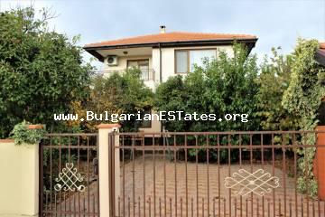 Buy a new and fully furnished two-storey house in the Kamenar quarter (Kamenar) of the town of Pomorie, 6 km from the sea, Bulgaria!