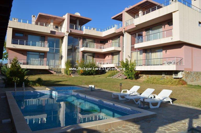 Bulgarian property for sale.Luxury residential complex in the picturesque village of Pismenovo, just 7 km away from one of the largest and most beautiful beaches on the southern coast of Bulgaria.