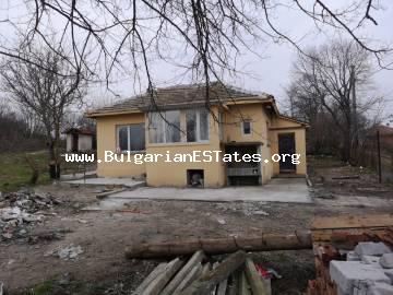 We sell a renovated, one-storey house in the village of Debelt, 20 km from Burgas and the sea, Bulgaria.