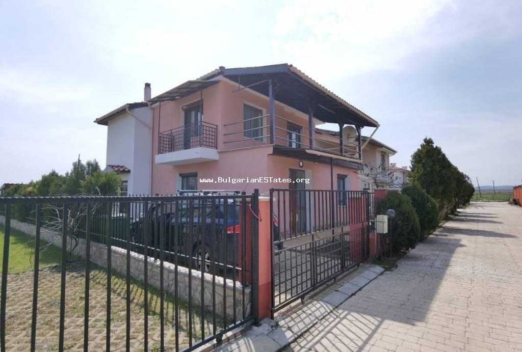 We offer for sale a new house in the village of Gulevtsa, just 15 km from the sea and the resort of Sunny Beach, Bulgaria.