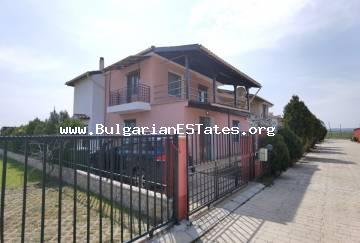 We offer for sale a new house in the village of Gulevtsa, just 15 km from the sea and the resort of Sunny Beach, Bulgaria.