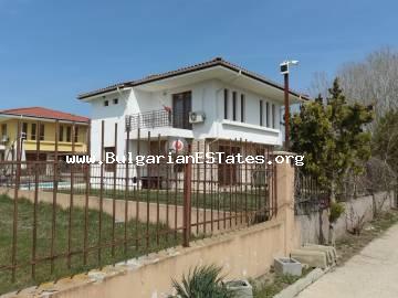 We offer a new two-storey house with a swimming pool in the village of Gyulevtsa, just 15 km from Sunny Beach and the sea.