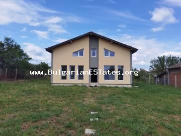 A new house for sale in the village of Dyulevo, just 25 km from the city of Burgas, and 5 km from the city of Sredets, Bulgaria.