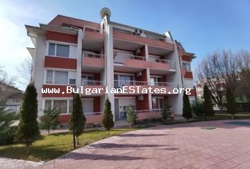 A spacious one-bedroom apartment is for sale in a gated complex of “Sunny Fort”, just 400 m from the beach and 500 m from the centre of Sunny Beach resort. Apartments for sale in Bulgaria.