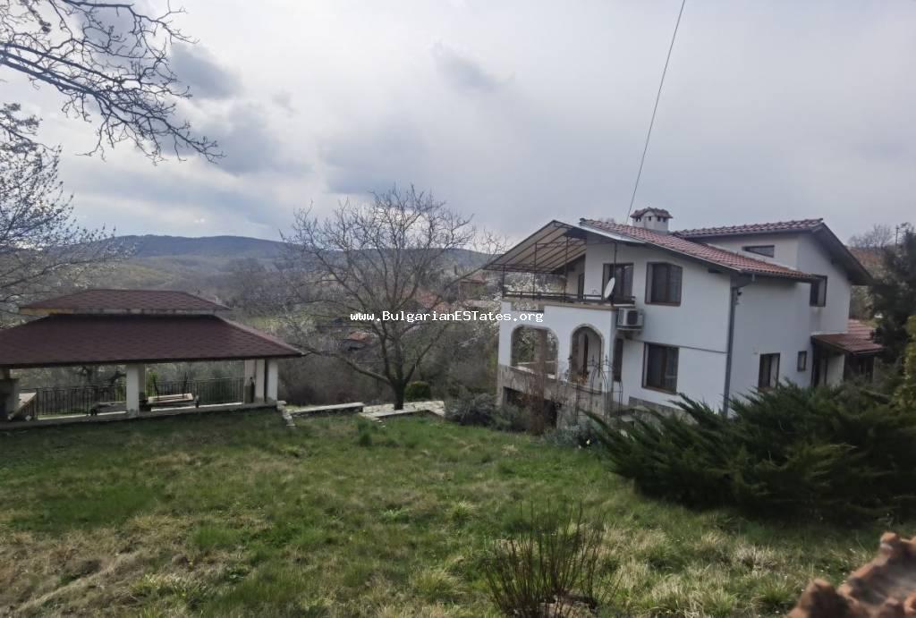 Sale of a new three-storey house in the village of Izgrev, only 4 km from the town of Tsarevo and the sea, 70 km from the town of Burgas, Strandzha mountains, Bulgaria!