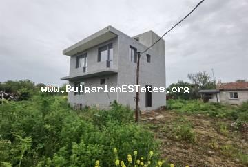 Buy a new modern house in the village of Polski Izvor, only 12 km from the city of Burgas and the sea, Bulgaria.