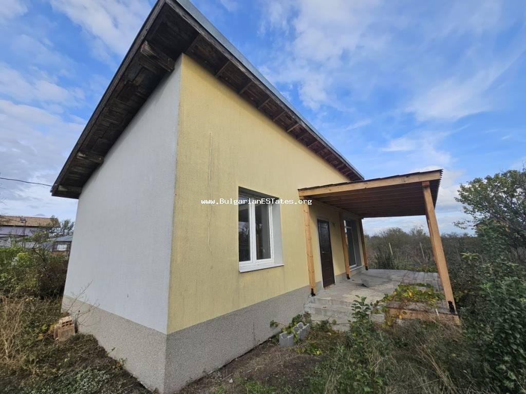 We offer for sale a new house in the village of Livada, only 17 km from the city of Bourgas and the sea, Bulgaria!