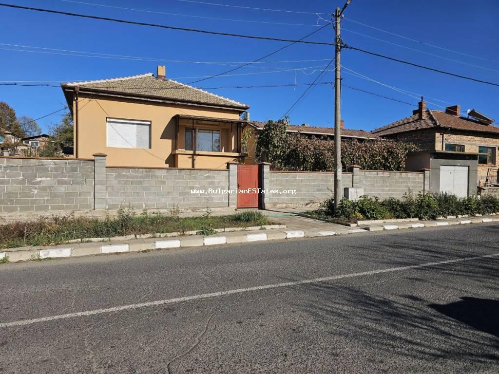 Real Estate company “Bulgarian Estate” offers for sale two houses with a large yard, located in the village of Tvarditsa, only 8 km from the city of Burgas and the sea, 3 km from Mandra Dam, Bulgaria! Buy a property in Bulgaria!