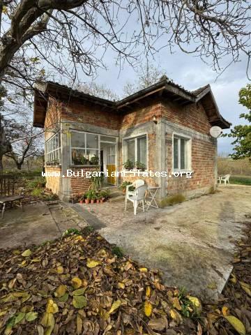 House for sale in the village of Dyulevo, Bulgaria – only 25 km from Burgas and the sea and 5 km from the town of Sredets!!! Newly built property with panoramic views and a quiet location!!!